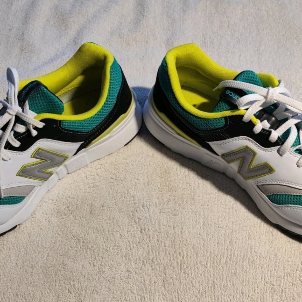 New Balance 997H Shoes Mens Size 8.5 Green White Black Pre-Owned - Picture 5 of 8